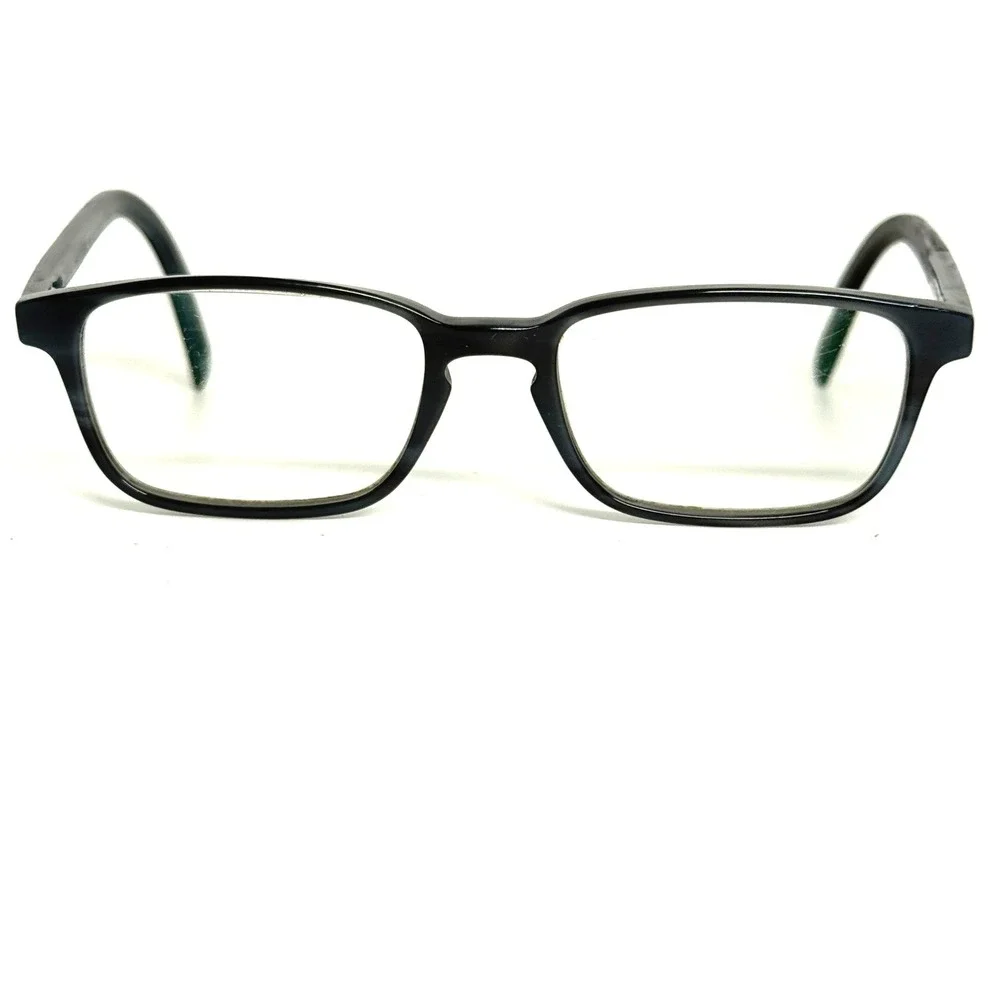 Warby Parker Ardy M 175 Eyeglasses Frames Blue‎ Grey Rectangle 51-18-145